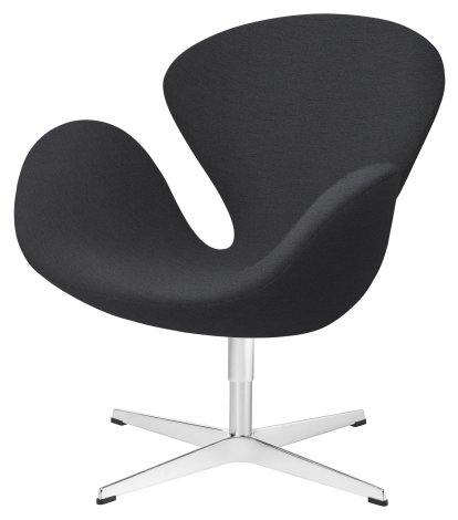 Fauteuil Swan (cygne), 40 cm, Christianshavn, Christianshavn 1174 - Gris foncé