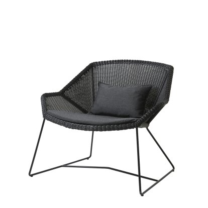 Fauteuil Breeze Lowback, Noir, Natté - Noir
