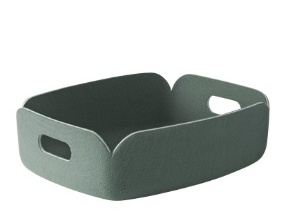 Panier/plateau Restore, Vert mousse