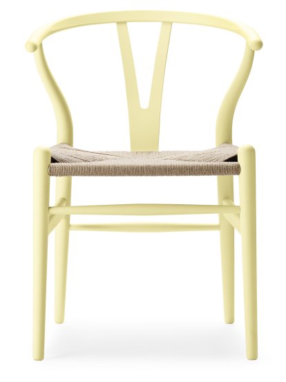 Chaise CH24 Wishbone Chair Soft Colours, Soft Hollyhock