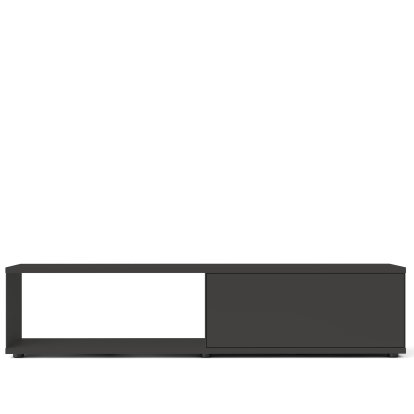 Flow Q Lowboard, 200 cm, 46,1 cm (porte abattante), Graphite