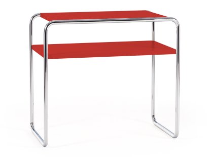 Table d'appoint B 9d/1 Bauhaus, MDF laqué rouge tomate RAL 3013