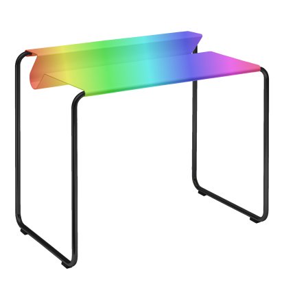 Secrétaire PS07, Couleur au choix (RAL Classic), Sans sous-main, Noir profond (RAL 9005)