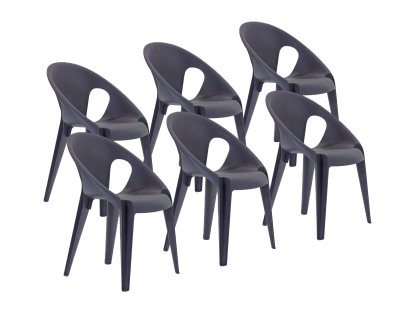 Chaise Bell Set, Lot de 6, Midnight