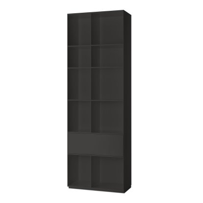 Nex Pur étagère avec tiroirs , Graphite