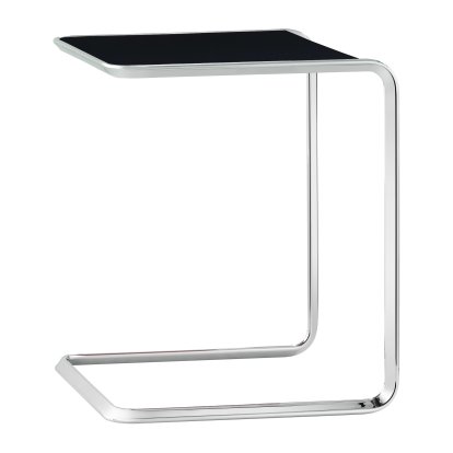 Table d'appoint Oblique K3, C (grande): L 50 x P 45 x H 54 cm, Noir