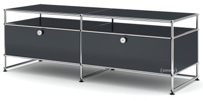 Meuble TV L USM Haller, Anthracite RAL 7016