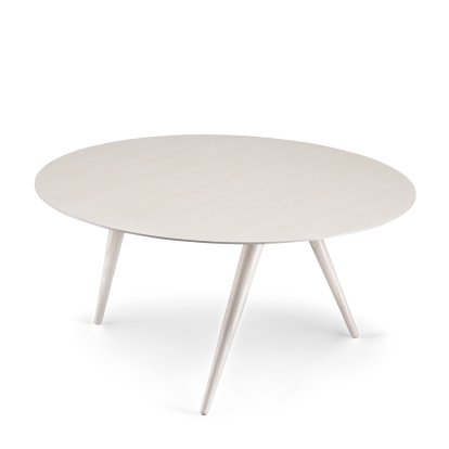 Turn, Low (H 33 x Ø 68 cm), Frêne blanc, Frêne blanc