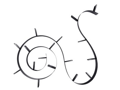 Étagère Bookworm, 17, Opalin, Noir