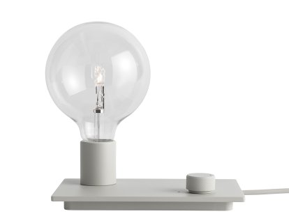Lampe de table Control, Gris - avec ampoule LED