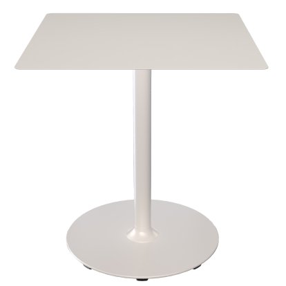 Table Pico, Muted White, Carré (70 x 70 cm), Rond