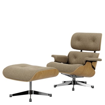 Eames Lounge Chair & Ottoman Nubia, Bambou terra / châtaignier, naturel