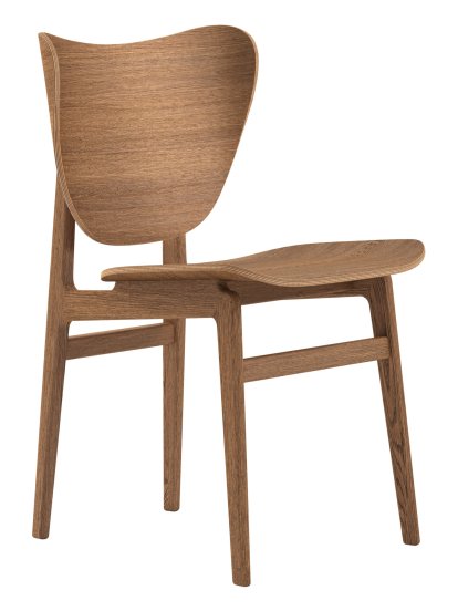 Elephant Dining Chair, Chêne fumé clair, Sans coussin d'assise