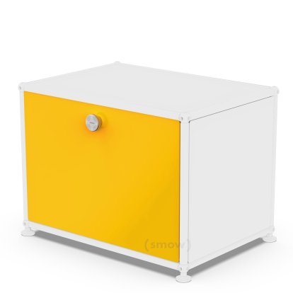 Porte abattante USM Haller, 50 cm x 35 cm, Jaune or RAL 1004