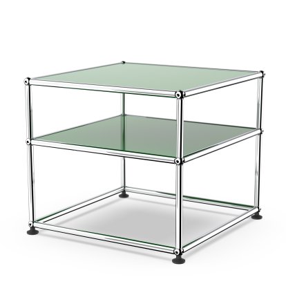 USM Haller table d'appoint Type 2, Métal, Vert USM