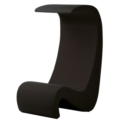 Fauteuil Amoebe Highback, Noir