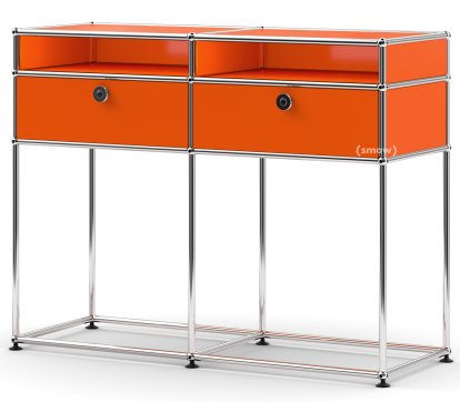 Console USM Haller, Orange pur RAL 2004