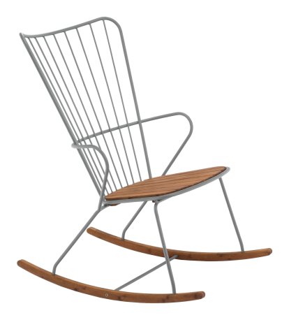 Chaise à bascule Paon, Taupe