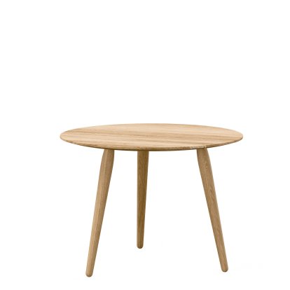 Table PLAYround Bois, Chêne huilé  , ø 52 cm, Chêne huilé  , 38 cm