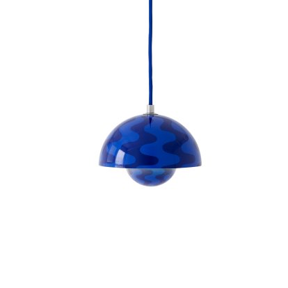 Suspension Flowerpot VP10 , Bleu cobalt/bleu crépuscule