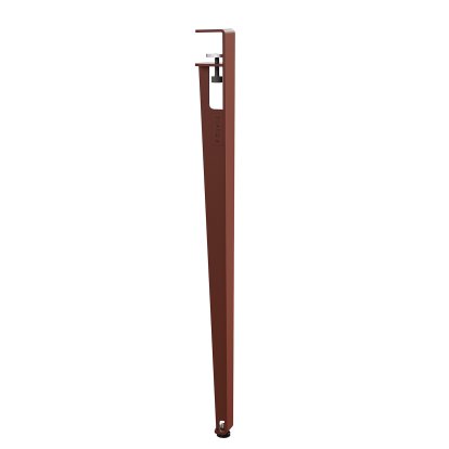 Pied de table Tiptoe pour l'extérieur, Rouge brique