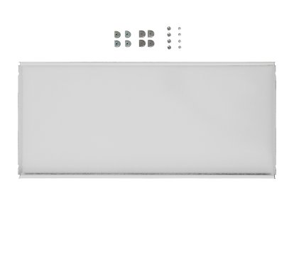 Tablette intermédiaire métallique pour étagère USM Haller, Gris clair RAL 7035, 75 cm x 35 cm