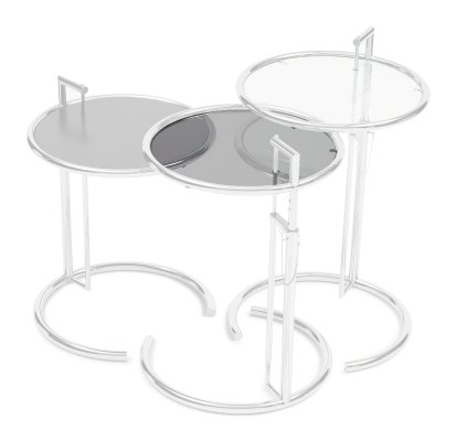 Adjustable Table E 1027 Verre de replacement, Verre Parsol gris