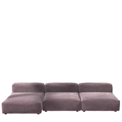 Vetsak Sofa Set 4, Cord velours - Blossom, Sans coussin