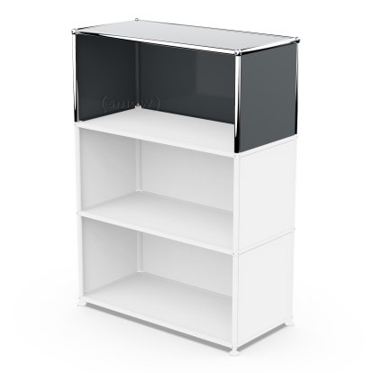 Kit d’extension verticale USM Haller 1, Anthracite RAL 7016, 35 cm