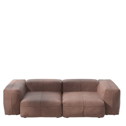 Vetsak Sofa Set 2, M, Cuir - Pierre, Sans coussin