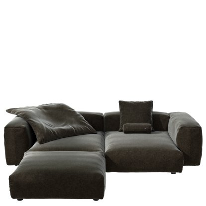Vetsak Sofa Set 3, Suave - Anthracite, Avec coussin