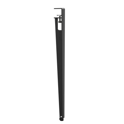 Pied de table Tiptoe pour l'extérieur, Noir graphite