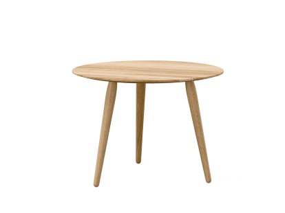 Table PLAYround Bois, Chêne huilé  , ø 52 cm, Chêne huilé  , 38 cm