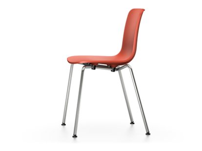 Chaise HAL RE Tube, Brique RE, Chromé, Empilable