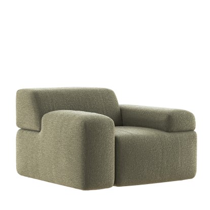 Fauteuil à accoudoirs Soft Stone, Pamir Re 795