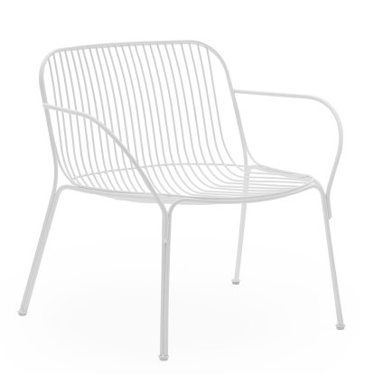 Chaise lounge Hiray, Blanc