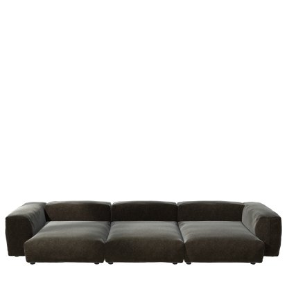 Vetsak Sofa Set 5, Suave - Anthracite, Sans coussin