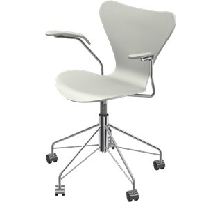 Série 7 Chaise de bureau pivotante 3217, Laqué, Nine grey