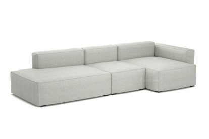 Mags Soft Sofa Combinaison 4, Accotoir à droite, Hallingdal - blanc/gris