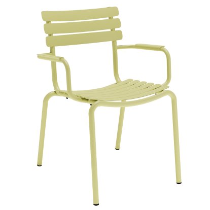 Chaise Alua, Avec accotoirs, Zeste de citron