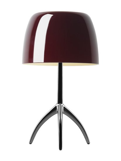 Lampe de table Lumiere 05 Grande, Sans variateur d'intensité, Cerise