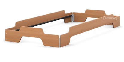 Lit empilable Rolf Heide, 90 x 200, Hêtre huilé, Sans sommier