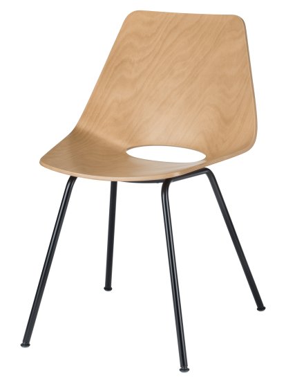 S 661, Hêtre teinté naturel (TP 17), Noir (RAL 9005)