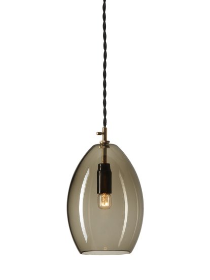 Suspension Unika , Large (H 20 x Ø 14 cm), Gris