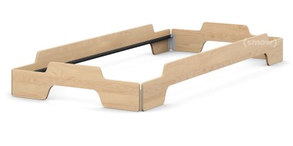 Lit empilable Rolf Heide, 90 x 200, Bouleau laqué, Sans sommier