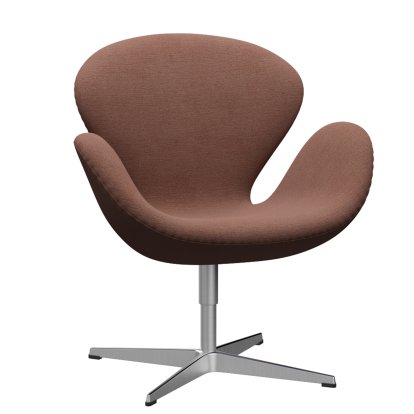 Fauteuil Swan (cygne), Hauteur spéciale 48 cm, Christianshavn, Christianshavn 1132 - Beige/Orange