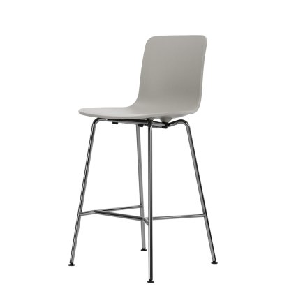 Tabouret de bar HAL RE, Warmgrey RE, Version cuisine: 645 mm, Chromé