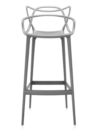 Chaise de bar Masters, Gris, Version bar: 75 cm