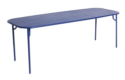 Table Week-End, L (220 x 85 cm), Bleu
