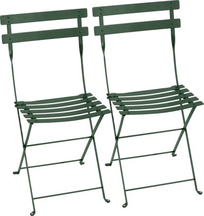 Chaise pliante Bistro - lot de 2, Cèdre